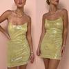 2023 Sexy Slimming Bodycon Sequin Spaghetti Strap Dress for Nightclubs