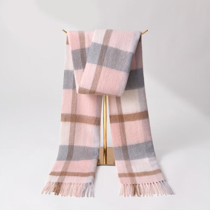 PLAYSISTER 100% Cashmere Plaid Scarf