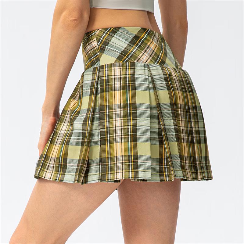 Women s Plaid Sports Skort XL