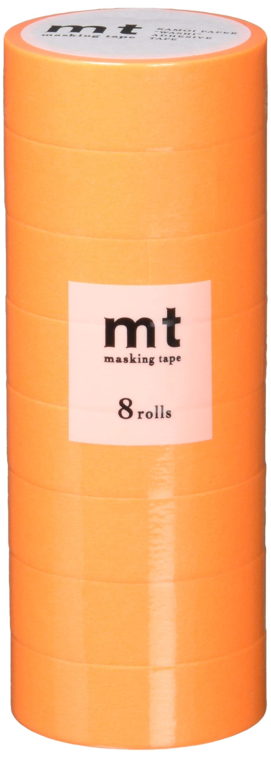 

Kamoi Kakoshi mt Masking 8 15mm Wide x 7m Shocking MT08P180R Tape, Packs, Long, 180cm, Orange,