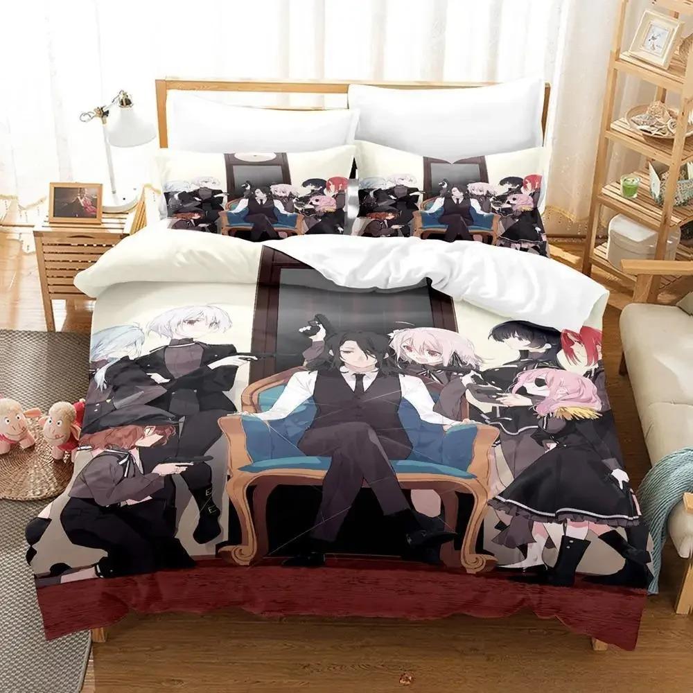Spy Classroom Bedding Set Single Twin Full Queen King Size Bed Set Adult Kid Bedroom Duvet Cover Sets 3D Anime Bed Sheet Set