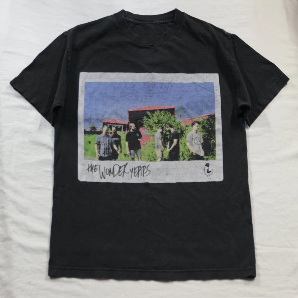VTG The Wonder Years Band Classic Black All Size Tee Shirt Unisex T-Shirt XL