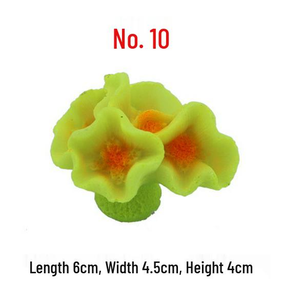 Coral Reef Marine Fish Tank Decoration Set: Starfish and Coral Resin Ornaments