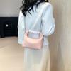 This year, the popular small bag women's 2025 spring new textured chain messenger bag premium pearl bucket dumpling bag
