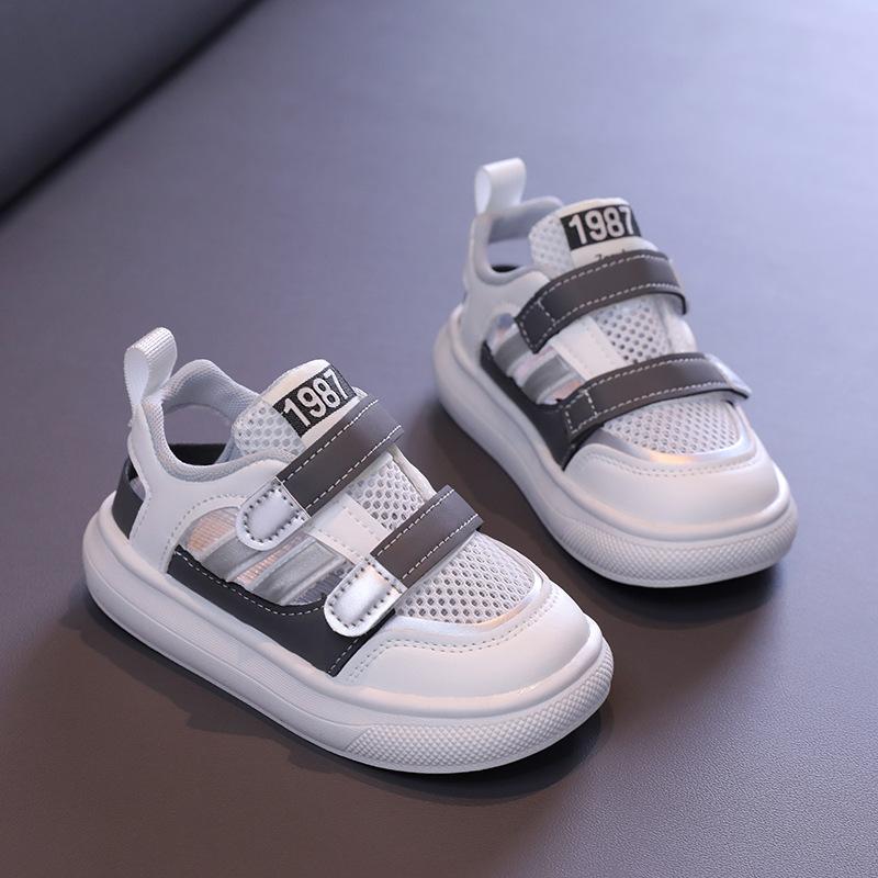 Children Sandals Boys Girls Toddler Mesh Sneakers Non-slip Soft Bottom Kids Shoes Summer Breathable Baby Girl Boys Shoes Sandals