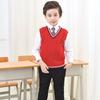 Kids' Cotton Knitted Sweater Vest for Boys & Girls - Autumn/Winter School Uniform