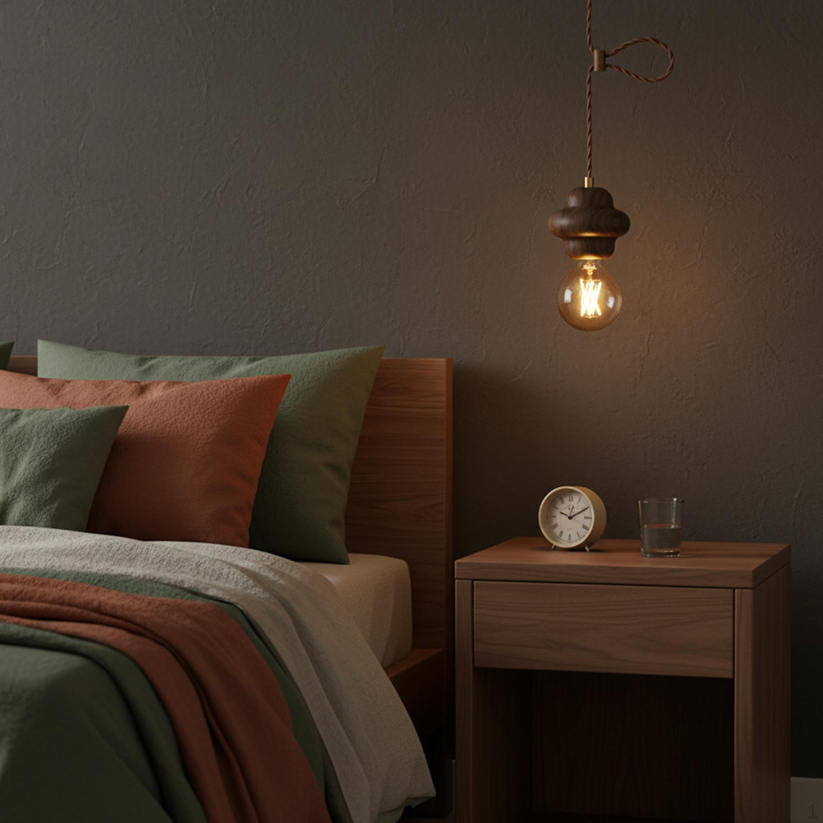 

Регулятор шнура для подвесного светильника Фиксатор питания Компактный Деревянный Элегантный Запасная лампа