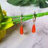 Heaven Official ’S Blessing Earrings For Women Cosplay Anime Hua Cheng Earring Charms Red Water Drop Fashion Alloy Accesorios