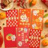 6pcs Chinese 2026 New Year Red Envelope Cartoon Spring Festival Envelope  New Year Gift