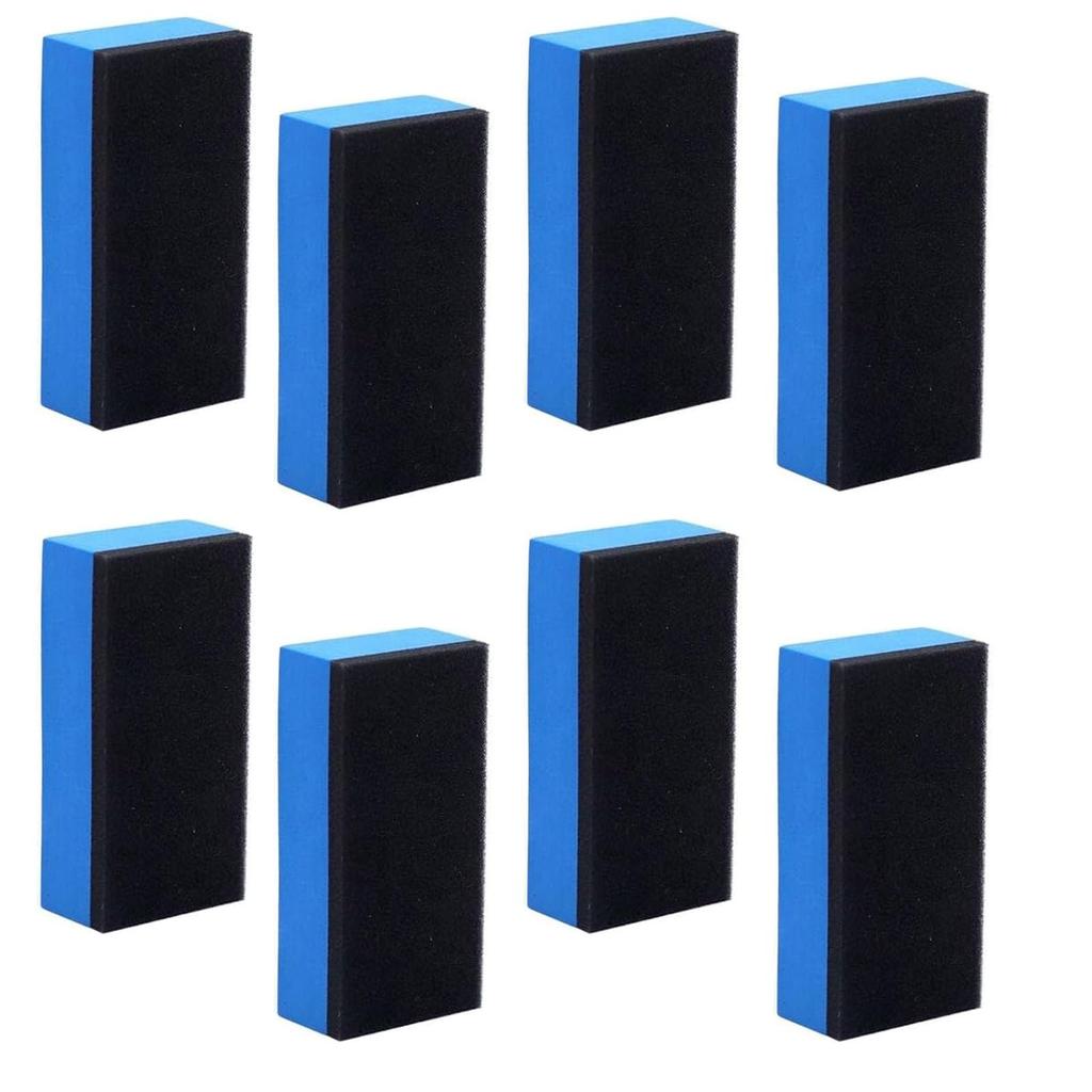 LUYING Tire Wax Coating Sponge Brush for Cars and Car Wash Car Wash Motorcycles, Sponge, Glove, Foaming-Easy, Scratch-Resistant (10 Pieces)