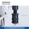 ZONESUN ZS-YTZL500S Manual Vacuum Pneumatic Perfume Filling Machine For Bottle Liquid Cologne Fragrance Scent Vial Beverage