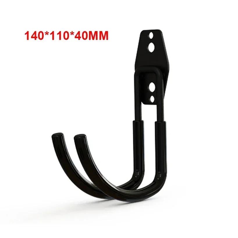 Heavy Duty Metal Hook Wall Mount Heavy Duty Garage Organizer Steel Hooks Water Pipe Bicycle Hanger Load Bearing Accessories