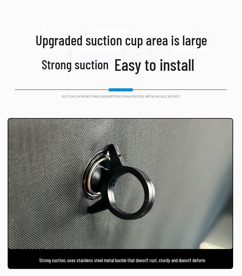 Tesla Model 3/Y Privacy Sunshade: Opaque Side Window Protection with Suction Cup - Heat Insulation & Anti-Peeping