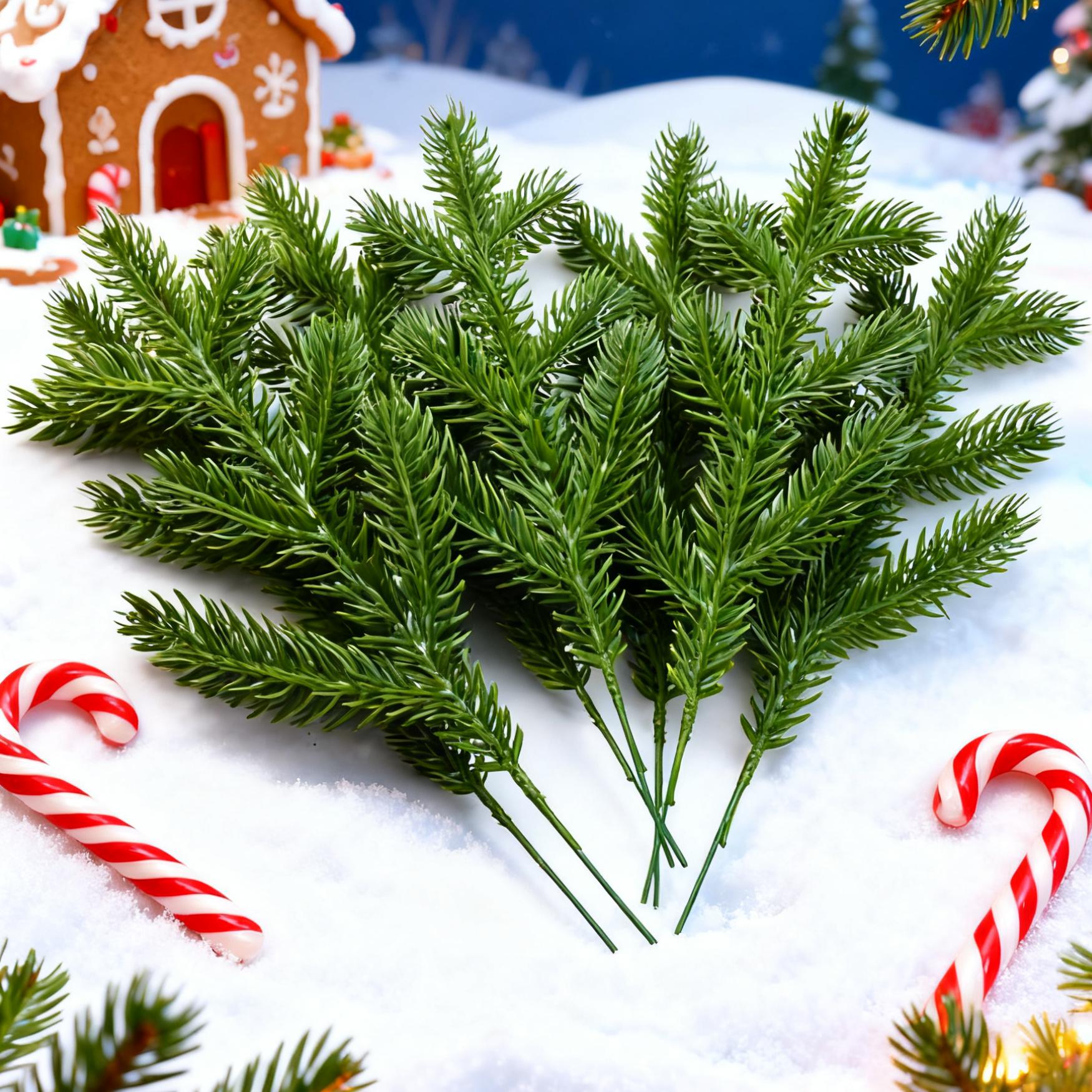 

10/20 шт. Искусственные растения Сосны Рождественские елки Дом Комната Настольные композиции Декоративные венки Сад на открытом воздухе Свадебный аксессуар 10pcs зелёный