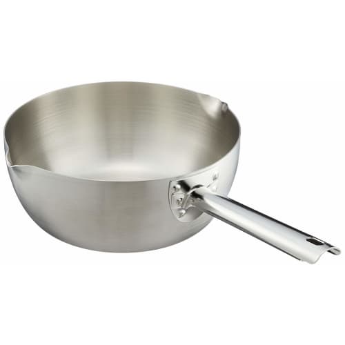 Endo Shoji Commercial Torino Yukihira Pot, 27cm, Induction Cooktop Compatible, Aluminum-Clad Triple-Layer Steel, Made In Japan, AYK6504