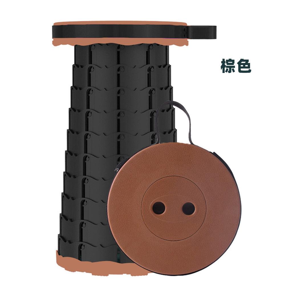 Składany, rozciągliwy stołek na zewnątrz z paskami na ramiona Nowy plastikowy składany stołek dla dorosłych dzieci do użytku domowego Przewijak Magza