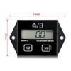 LCD Digital Tachometer Tach/Hour Meter Gauge RPM Tester for 2/4 Stroke Gas Engine Motorcycle RPM Hour Gauge Tach Hour Gauge