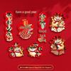 Magnetic Refrigerator Sticker - Spring Festival Fu Character & Year of the Horse New Year Decoration Couplets