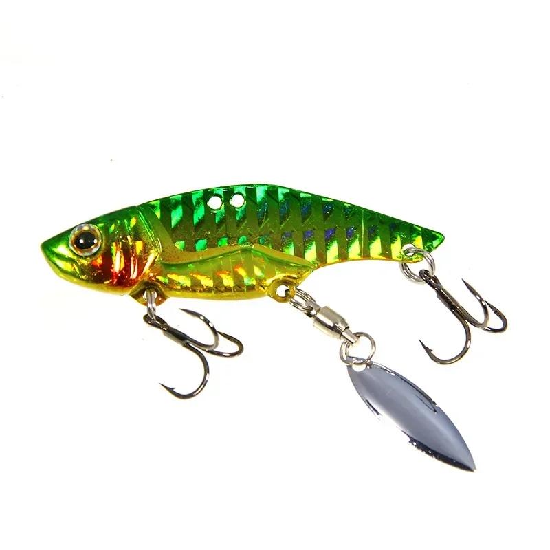 ALASICKA 1pcs Metal Vib Blade Glow Cicada Lure 50mm 55mm 12g 16g Sinking Tail Spinner Baits Bibe For Bass Pike Perch Fishing