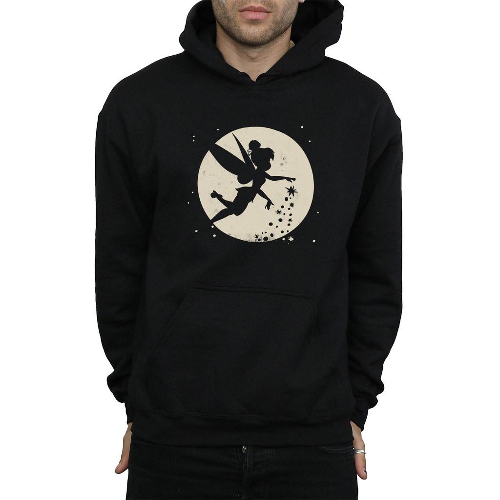 Disney Mens Tinkerbell Moon Cropped Hoodie