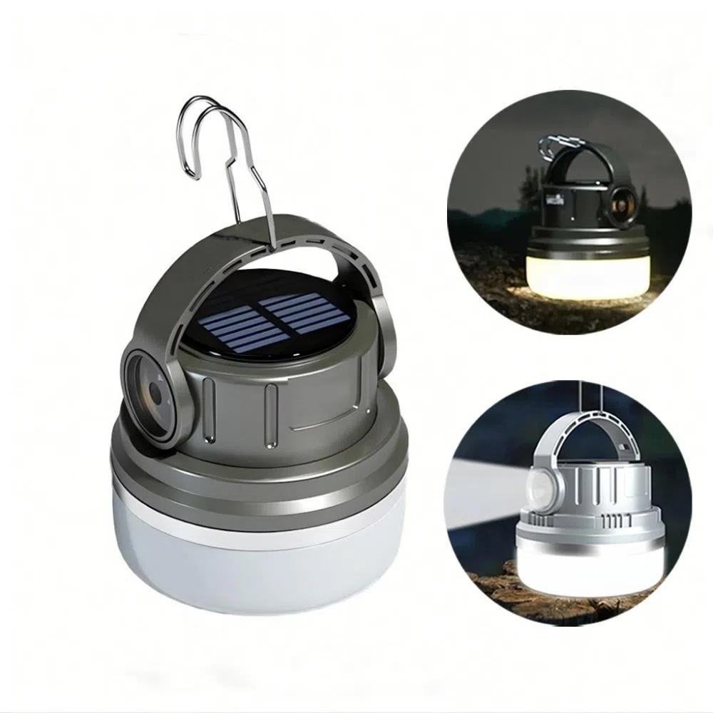 Rechargeable Camping Light Waterproof Emergency Light Outdoor Lamp Camping Solar  Tent Lamp