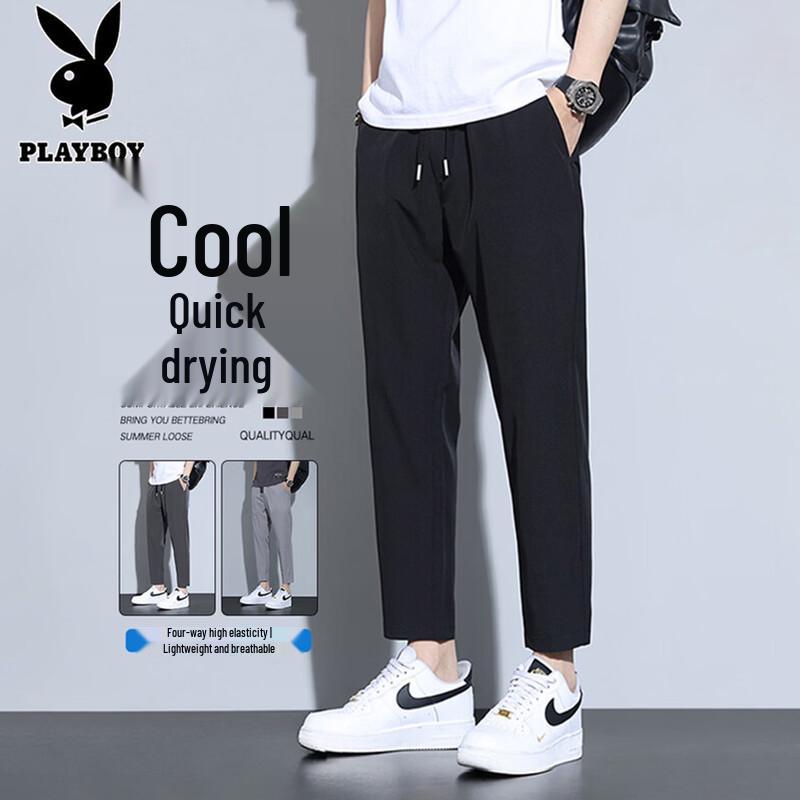Playboy Men s Ice Silk Casual Pants 2XL