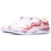 Li Ning Slip Resistant Cushioning Abrasion Resistant Low Top Skateboard Shoes Women's White Pink AGCS420-6(Team303-)