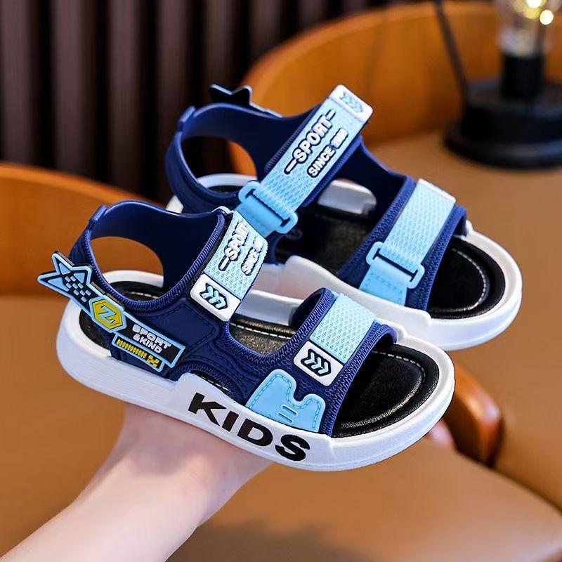 Boys' Cartoon Sandals & Slippers for Summer, Internet-Famous , Non-Slip Thick Sole, Casual Home Wear, Suitable for Kids & O