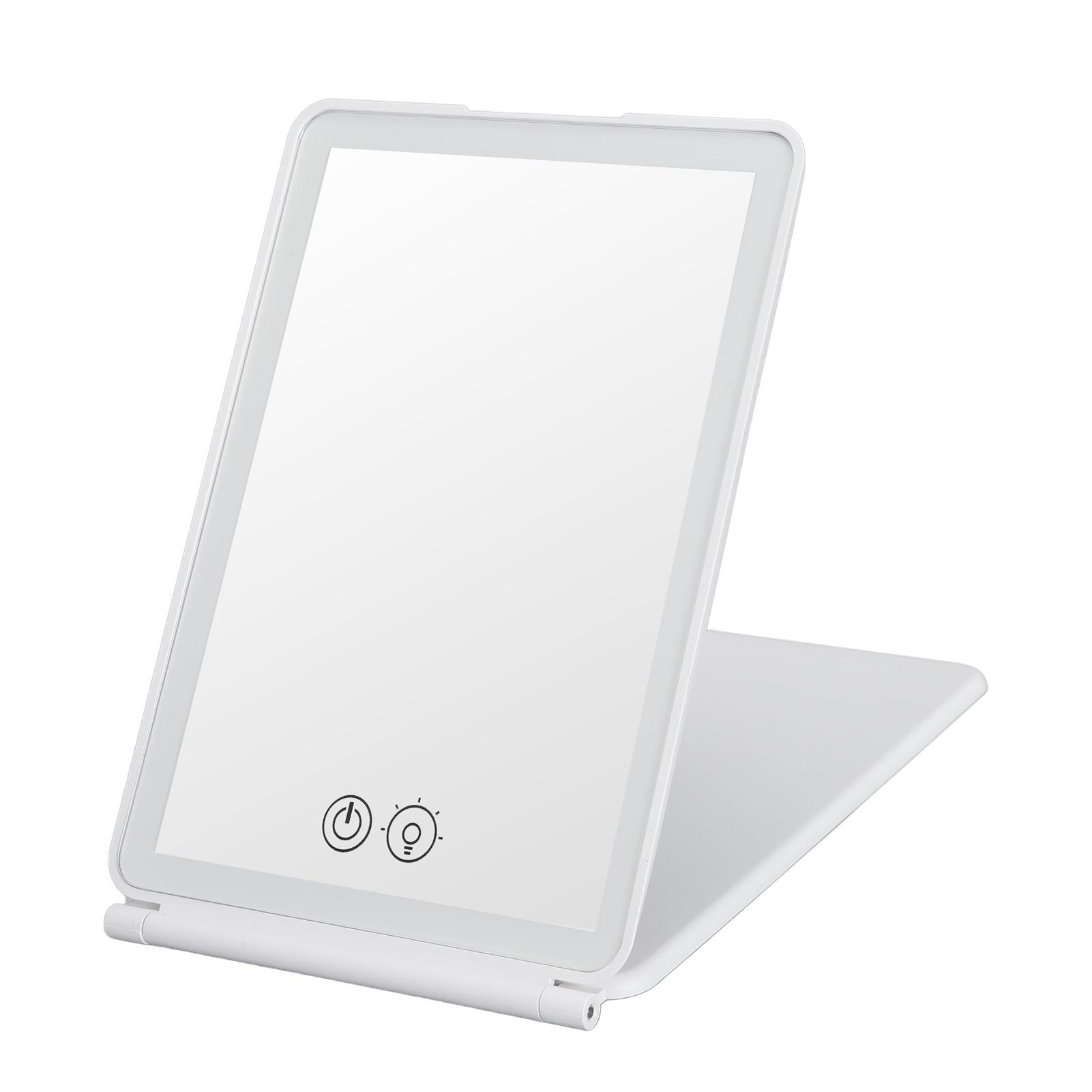 

Светодиодное зеркало для макияжа с 3-кратной увеличительной подсветкой, компактное, перезаряжаемое, портативное для путешествий