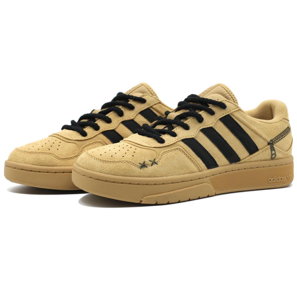 Adidas Originals Courtic Cushioning, Wear Resistant Low top Skateboard Shoes Unisex Wheat ID6070(Team205-)