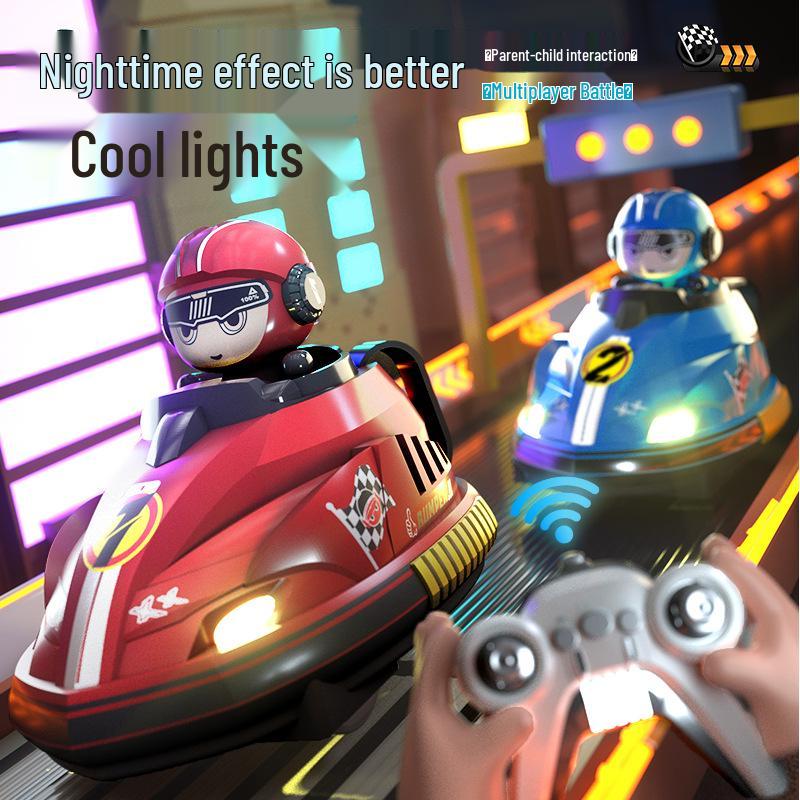 Two-Person Interactive Drifting Bumper Go-Karts with Remote Control for Kids