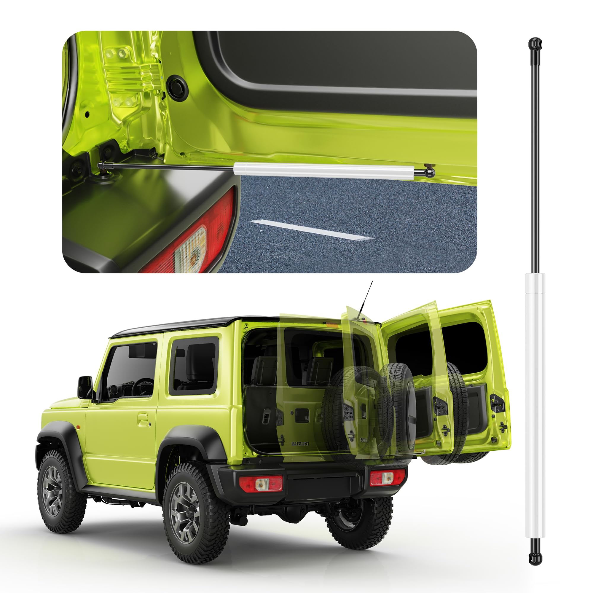 

Rear Hatch Damper for Suzuki Jimny Free Stop Jimny Jimny Freely Fixes Door Punch Hydraulic Vehicle Inspection Genuine Replacement [Japanese