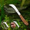 Grafting Foldable Knife Gardening Grafting Pruning Knife Fruit Tree Plant Branches Cutter Tools Portable Wooden Handle Knife