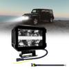 100W Spot Flood Combo LED Lichtleiste, 5 Zoll 10000LM Fahrlicht Wasserdichtes LED-Arbeitslicht für