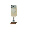 Fresh Polka Dot Love Mirror Bracket Is Suitable for Apple 17promax Mobile Phone Case 16pro Anti-drop 15/14 Bracelet.