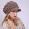 Fried Dough Twists Knit Hat Plush Thickened Warm Wool Hat Suitable for outdoor wind protection in autumn and winter