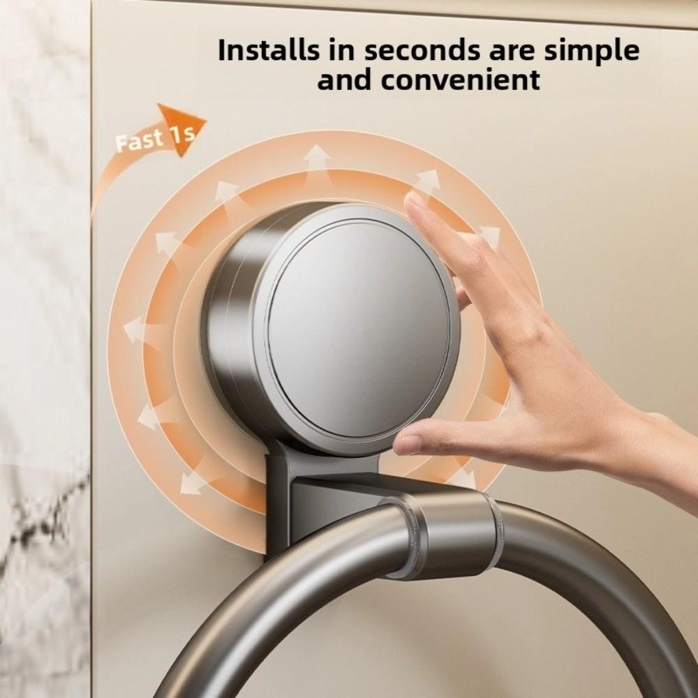 Wall Hanging Bathroom Towel Ring Suction Cup Kitchen Rag Rack Quality Hand Towel Ring  Bathroom