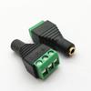 Audio Video AV 3.5mm 2 3 4 Pole Mono Stereo 3.5 Male Female AV Screw Terminal Jack 3.5 Male 3 Pin 4 Pin Terminal Block Plug