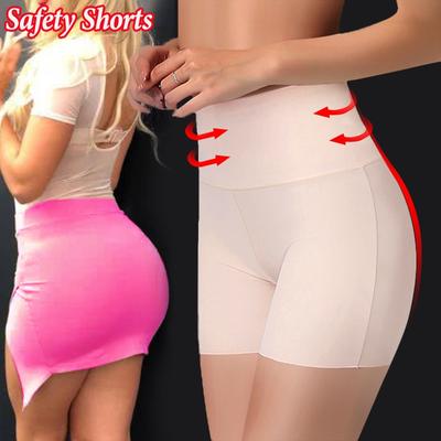 Pantaloni corti di sicurezza da donna morbidi senza cuciture Pantaloncini estivi sotto la gonna Collant corti traspiranti in seta ghiacciata