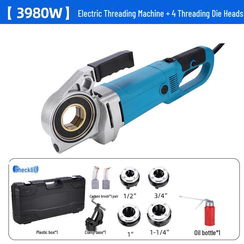 

3980W Electric Handheld Threading Machine CN plug (adapter included)