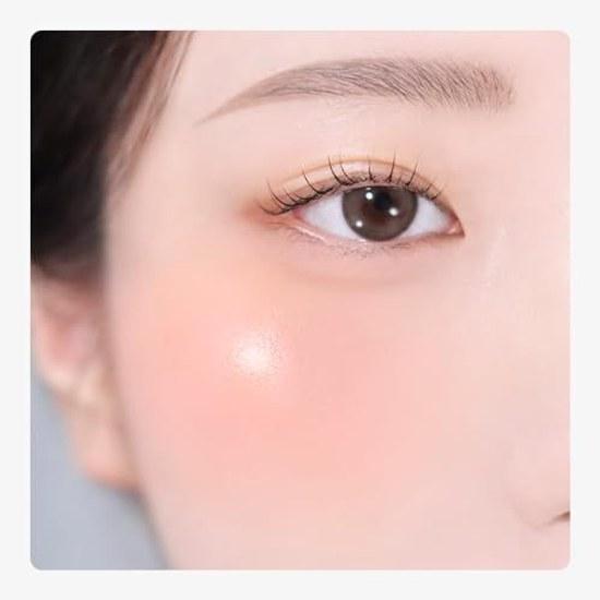 Limited Edition Set Brush VDL Cheek Stain Blusher Highlighter Duo 17 Mellow Scene Complexion Blush Poreless Radiance 3D Effect Lavender Korean