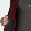 adidas Casual Sports Series Hooded Warm Breathable Jacket Men Jackets Burgundy HH9222