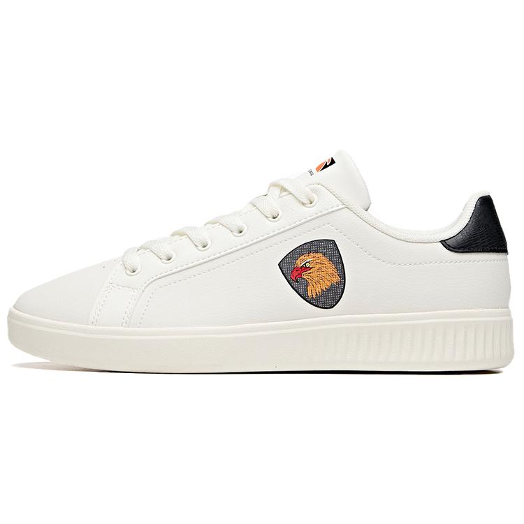 

New Anta Life Collection Cushioning Wear Resistant Low Top Skateboard Shoes Men s Ivory White 112028066-1 43