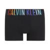 Color Block Comfortable Letter Jacquard Boxer Briefs Men Underwear Black NB3939A-UB1