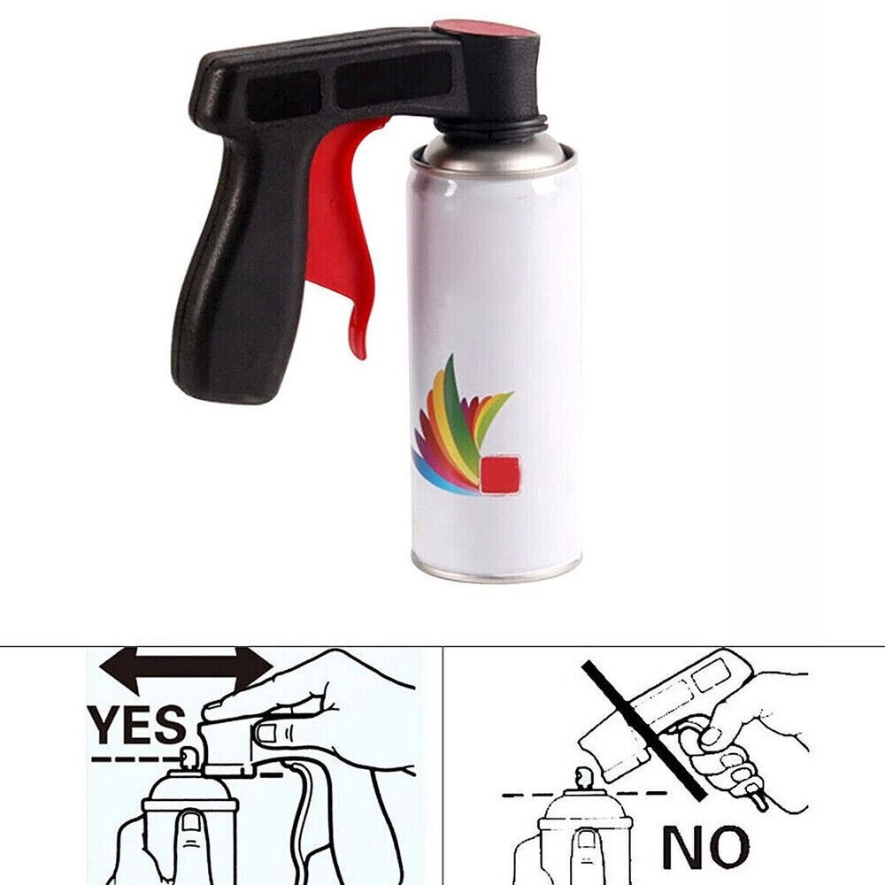 1/2PC Plastic Portable Spray Paint Gun Instant Aerosol Trigger Handle Universal Reusable Car Color Film Pasting Spraying Gun