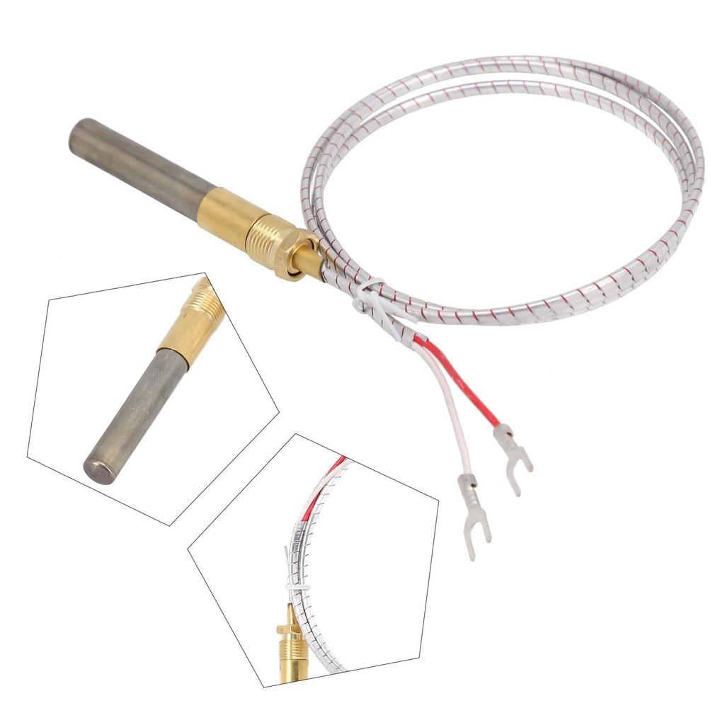Gas Fireplace 24 Thermocouple 750℃ Millivolt Replacement Thermocouple