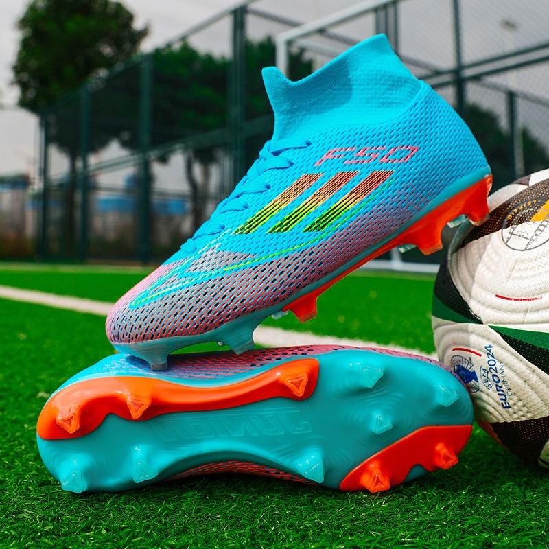 Football shoes Men and women Children Long and short nails Youth training Football sports shoes Students Adult lawn sneakers