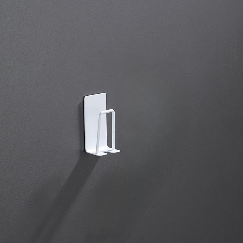 Stainless Steel Toothbrush Holder Wall Mounted Adhesive Toothbrush Cup Holder Space Saving Home Organizer