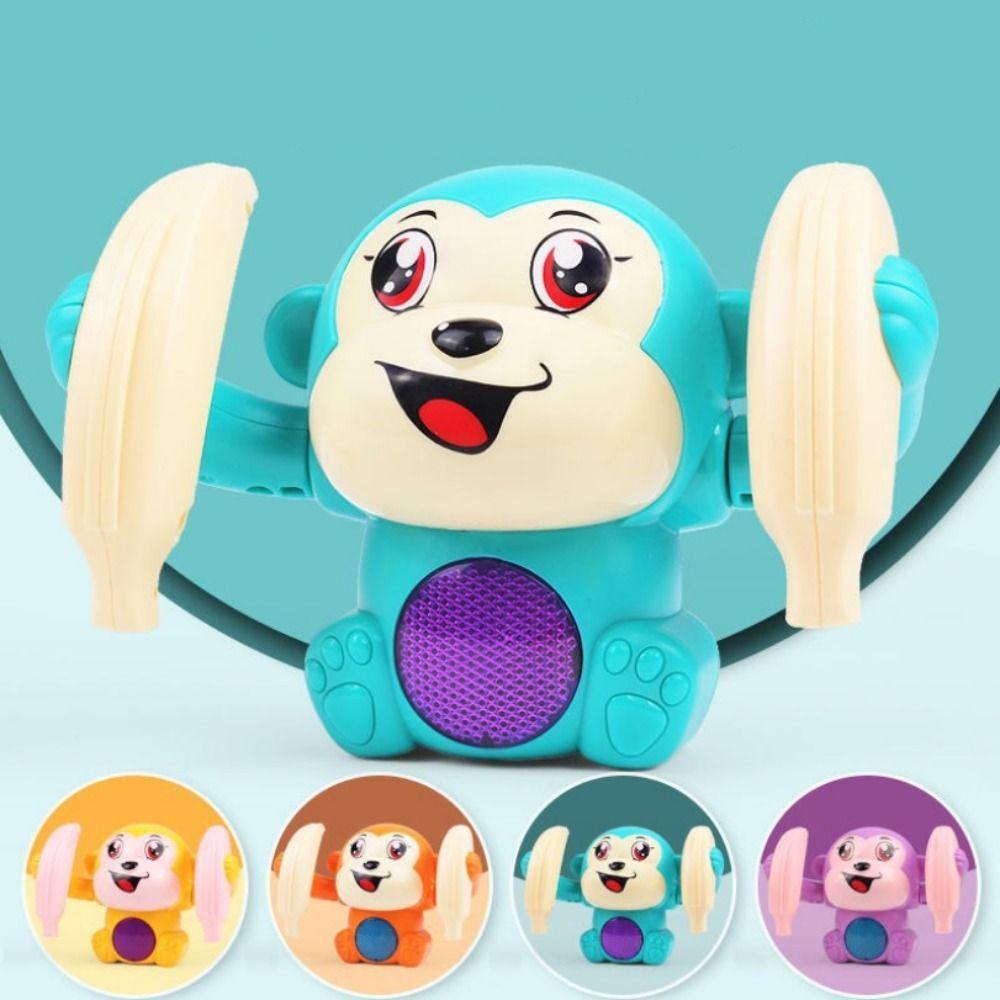 Baby Rolling Monkey Toy Tumbling Monkeys Game Voice-activated Tumbling Monkey Electric Baby Toys