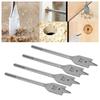 4pcs High Carbon Steel Spade Drill Bit Set Cutting Thorn Wood Drill Bit Set  Drilling
